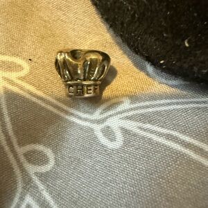 Pandora Black Velvet Pouch with Silver Charm Accent